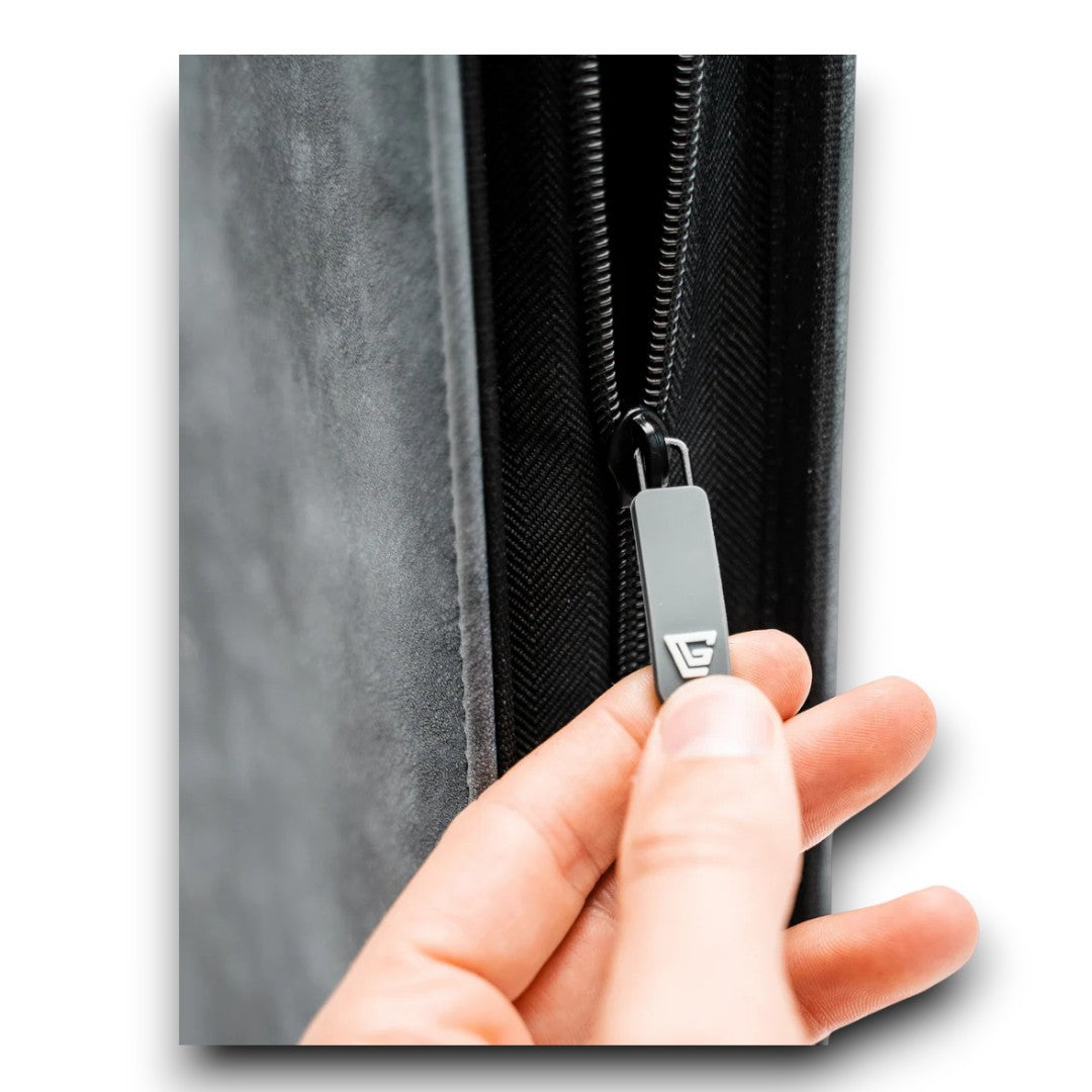 Premium 3''X4'' Toploader fit collector's binder [216 pockets 3X3] Grey