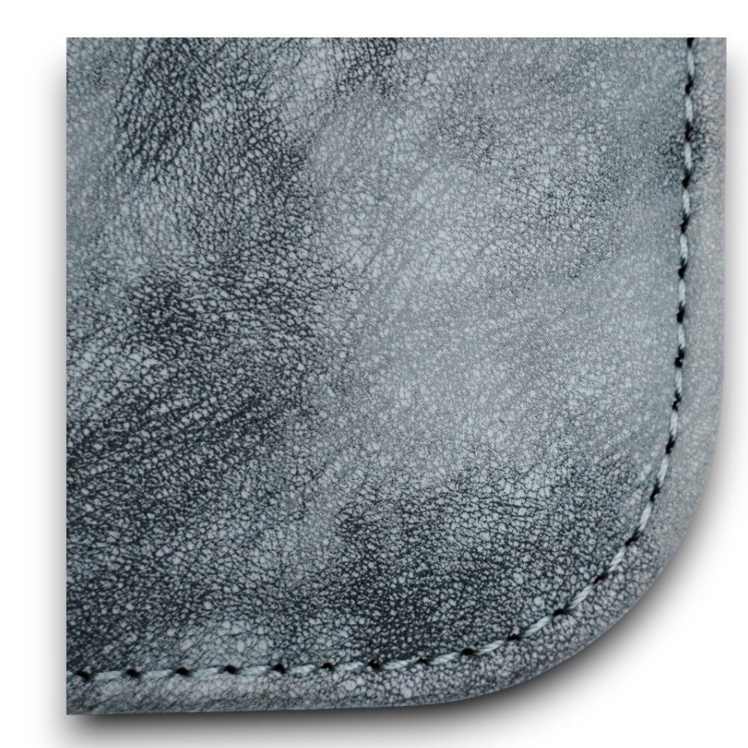 Premium 3''X4'' Toploader fit collector's binder [216 pockets 3X3] Grey