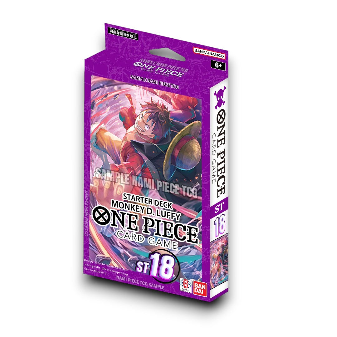 One Piece Card Game - Starter Deck - Purple - Monkey.D.Luffy (ST-18)