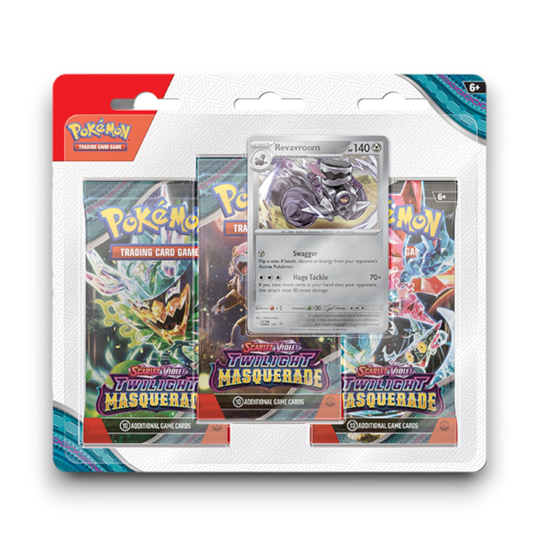 Pokémon TCG SV6 Twilight Masquerade Triple Blister Revavroom – DeckHead UK