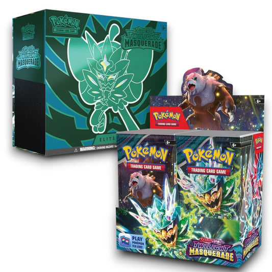 Pokémon TCG SV6 Twilight Masquerade Elite Trainer Box & Booster Box Bundle