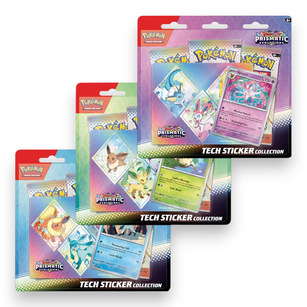 Pokémon TCG: Scarlet & Violet 8.5 - Prismatic Evolutions Tech Sticker Collection