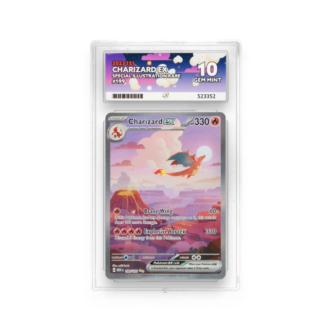 Ace Graded 10 Charizard EX Special Illustration Rare 151 #199
