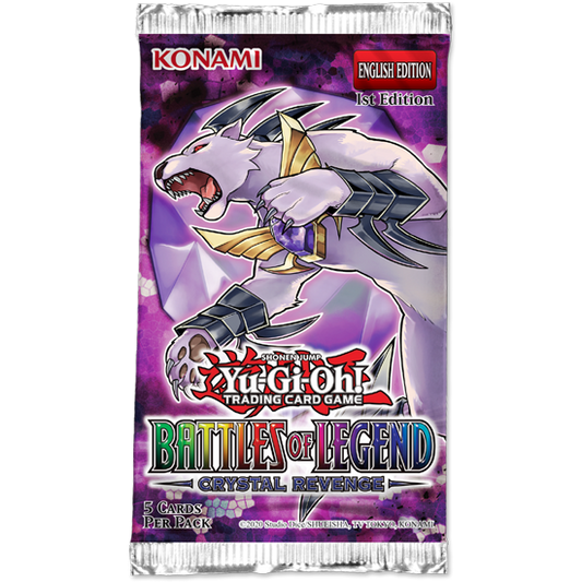 Yu-Gi-Oh Battles of Legend: Crystal Revenge Booster Pack