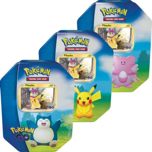 Pokémon GO Tin Snorlax, Blissey or Pikachu