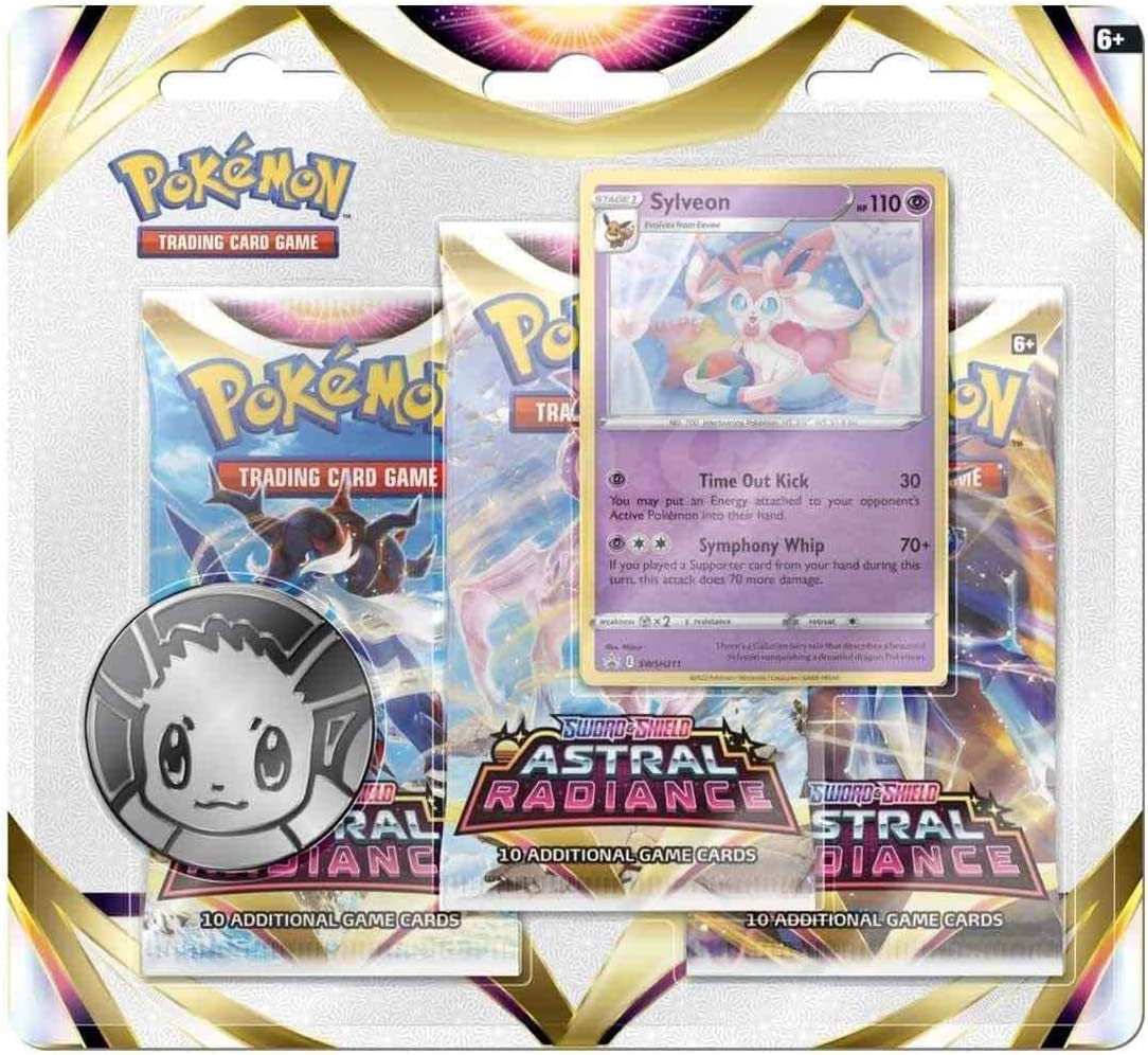 Pokémon TCG: Sword & Shield Astral Radiance 3 Pack Blister Sylveon