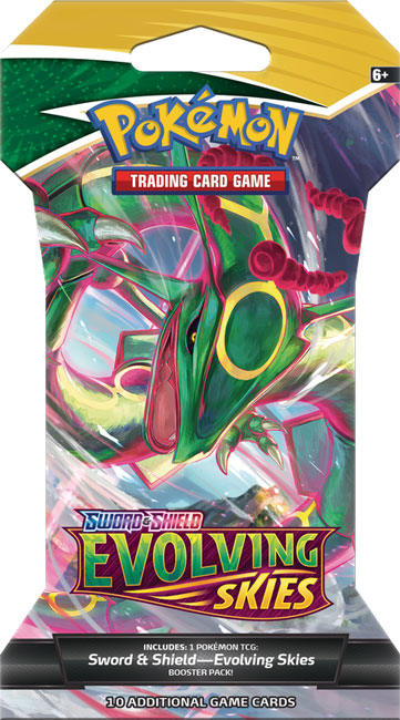 Pokémon TCG: Sword & Shield 7 Evolving Skies Sleeved Booster Pack