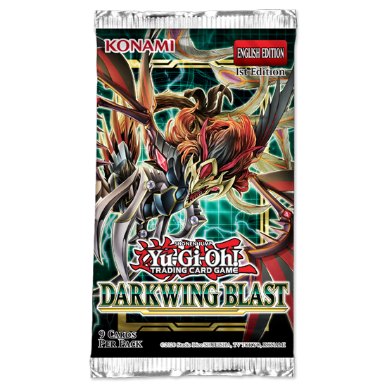 Yu-Gi-Oh Darkwing Blast Booster Pack